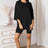 Basic Bae Bamboo Full Size Round Neck Drop Shoulder T-Shirt and Shorts Set