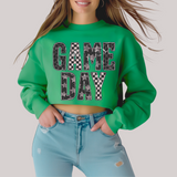 Sudadera Edgy Gameday con estampado verde