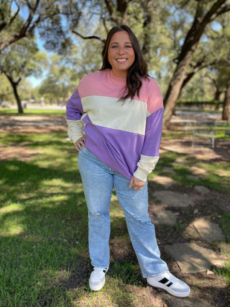Suéter Finnley Colorblock en cuatro colores