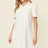 Double Take Full Size Texture Collared Neck Short Sleeve Dress