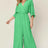 Double Take Full Size Surplice Wide Leg Jumpsuit with Pockets