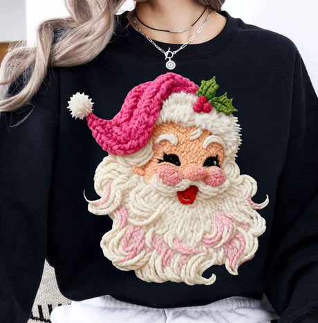 Santa in Stitches Graphic Tee and Sweatshirt