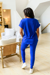 Conjunto de salón Krisie con cuello en V en seis colores