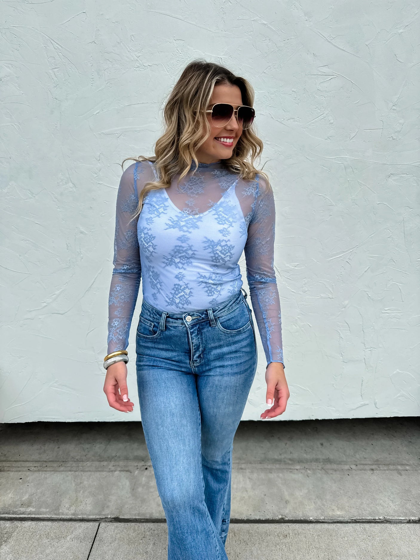Valentine Roxy Lace Top in Five Colors - Liarian Unlimited Boutique