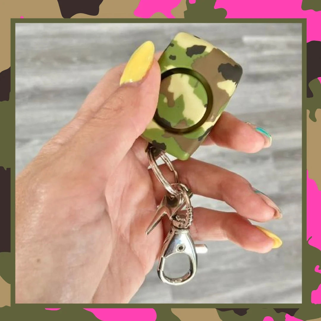 Mini alarma de seguridad en dos colores