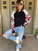 Aston Patchwork Blouse in Four Colors