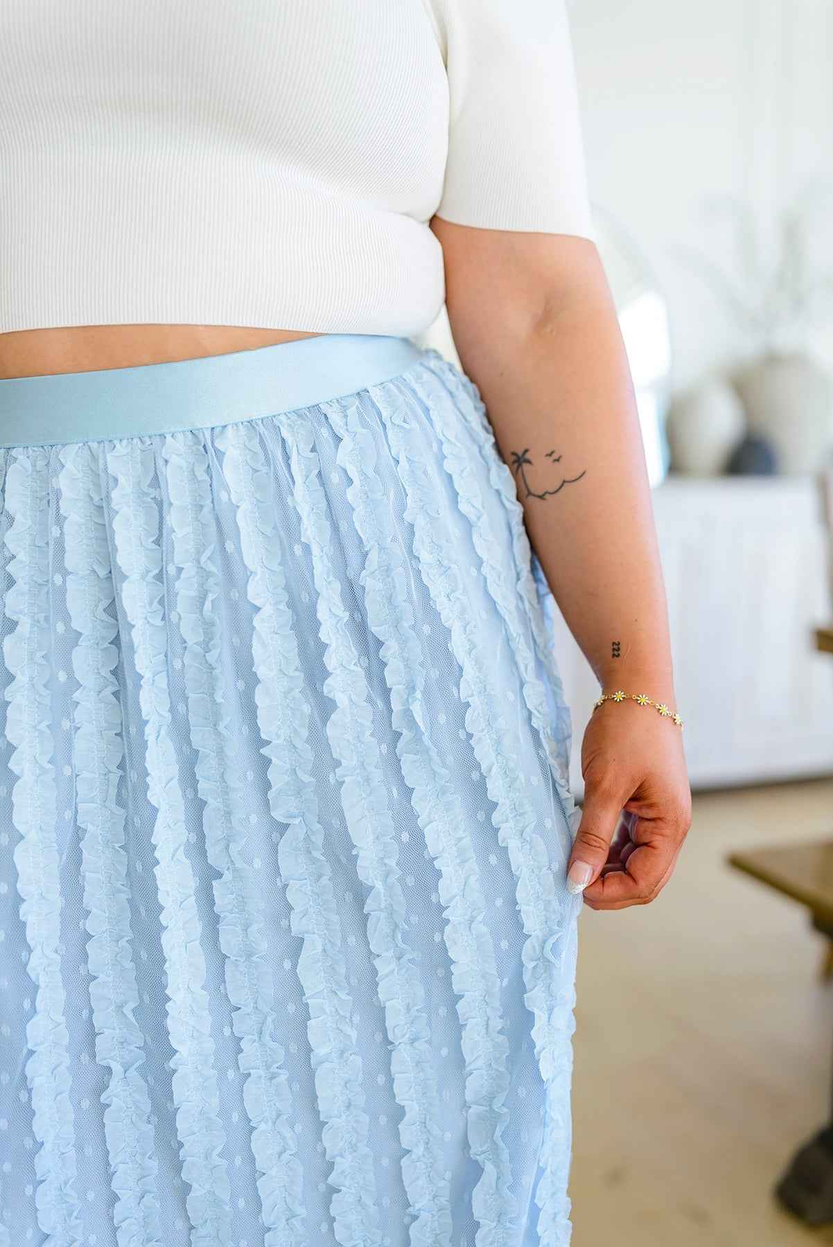 Cascading Ruffles A-Line Skirt - Liarian Unlimited Boutique