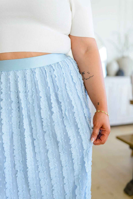 Cascading Ruffles A-Line Skirt - Liarian Unlimited Boutique