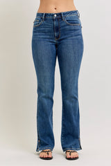 Casey Mid Rise Bootcut with Cell Phone Back Pocket & Slit