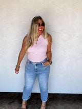 RESERVA: Camiseta de tirantes acanalada a rayas Summer Bianca