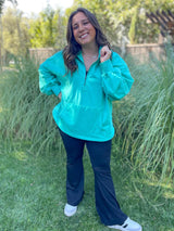 Sudadera con capucha y media cremallera Hendrick en nueve colores