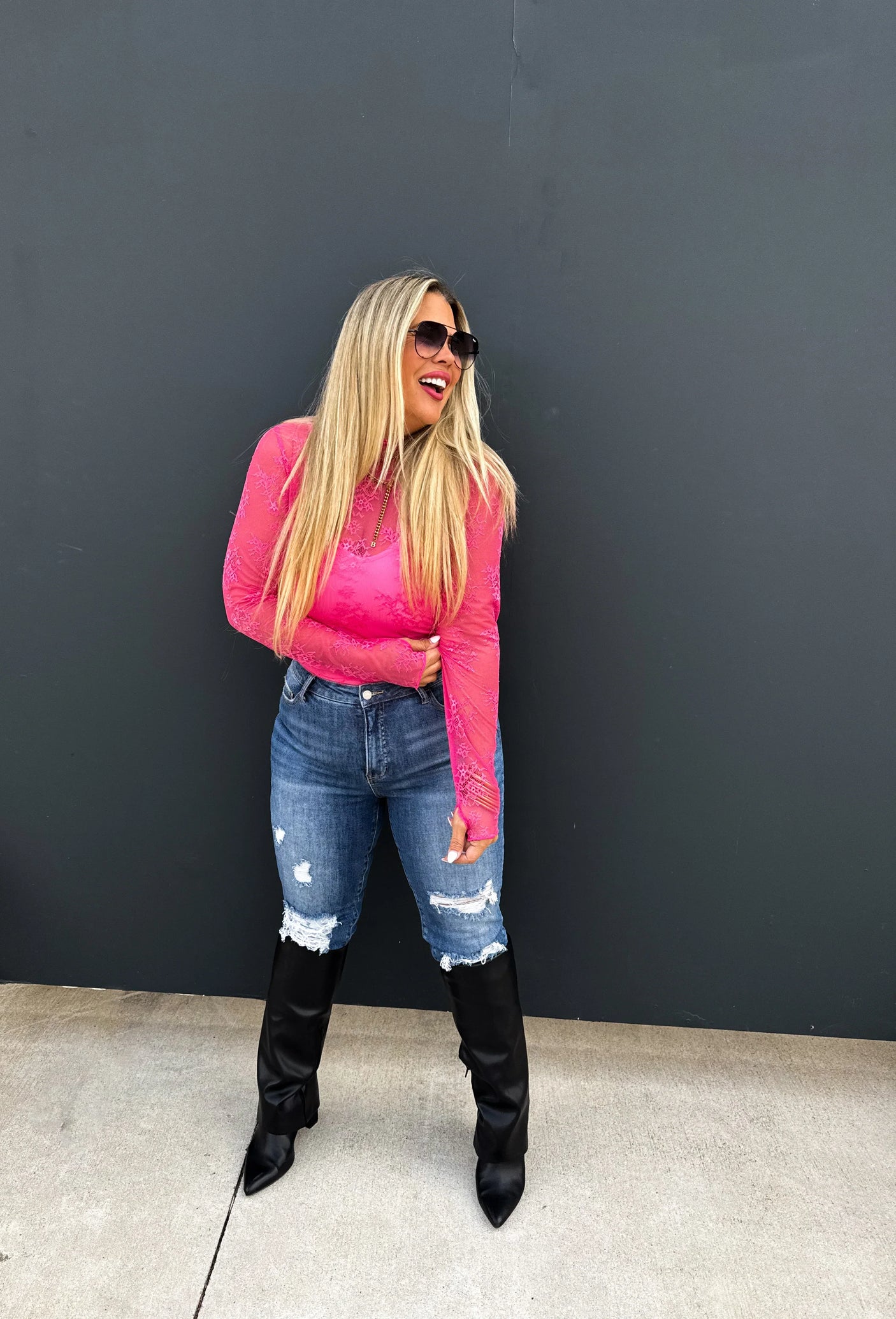 Valentine Roxy Lace Top in Five Colors - Liarian Unlimited Boutique