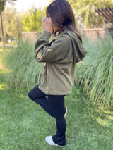 Sudadera con capucha y media cremallera Hendrick en nueve colores