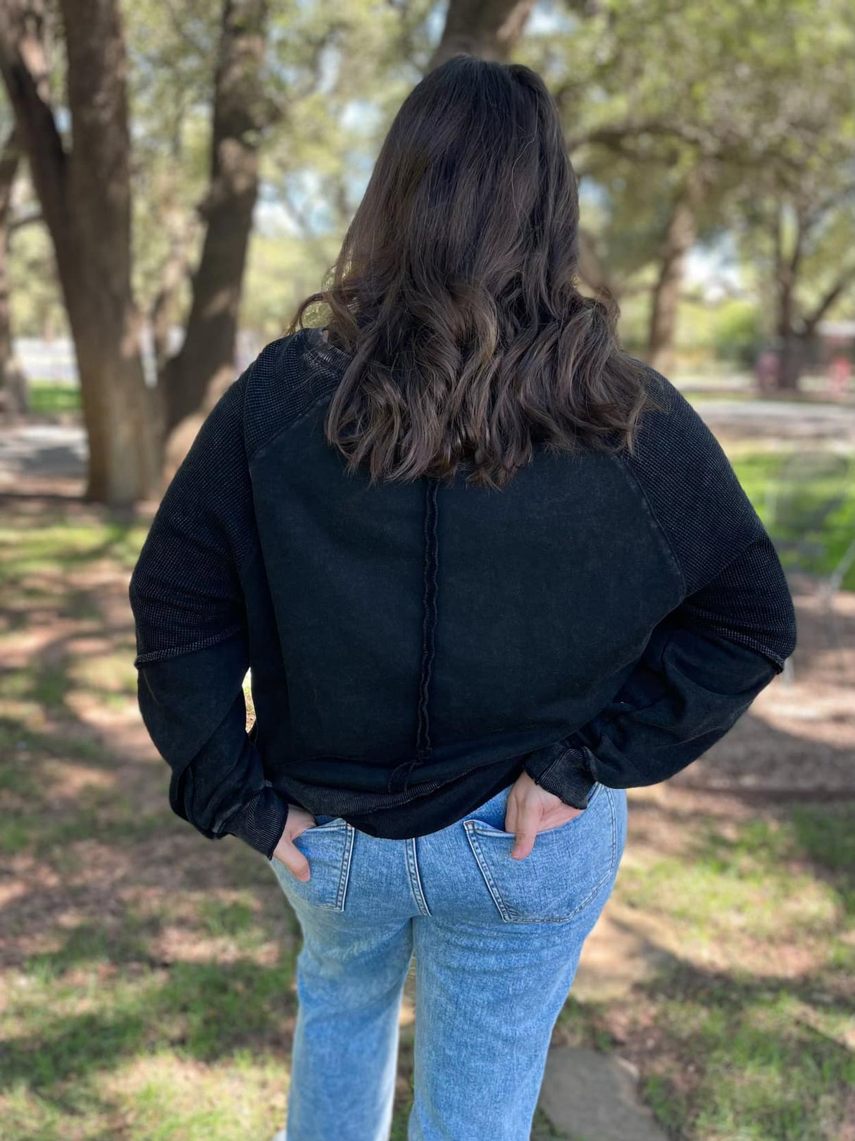 Best Selling Elliott Exposed Seam Sweatshirt in Five Colors - Liarian Unlimited Boutique