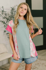 A Lot to Look At Color Block Top