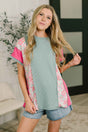 A Lot to Look At Color Block Top