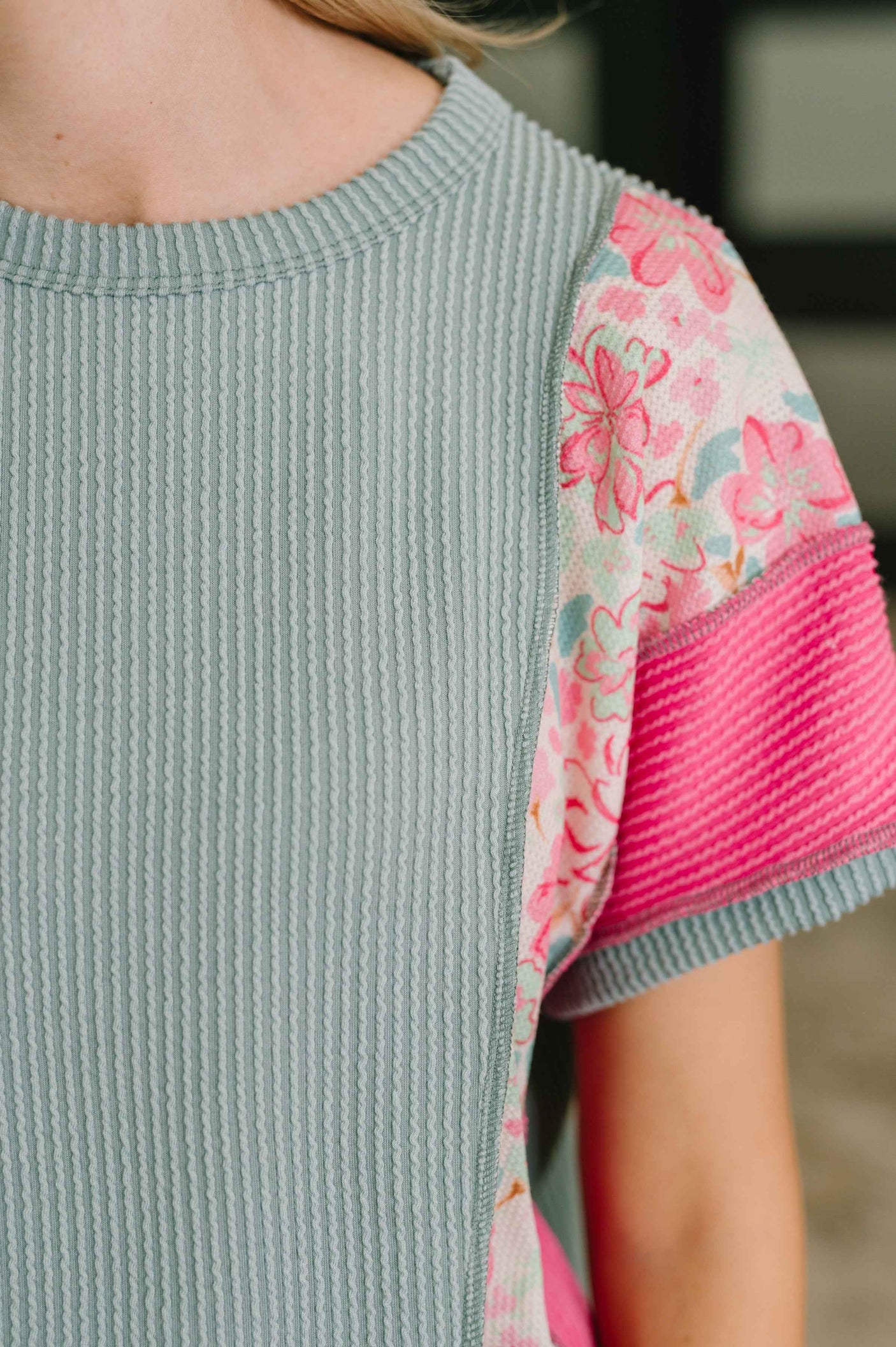 A Lot to Look At Color Block Top