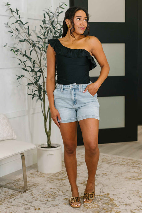 A Tan Line Happiness One Piece Swim Suit in Black