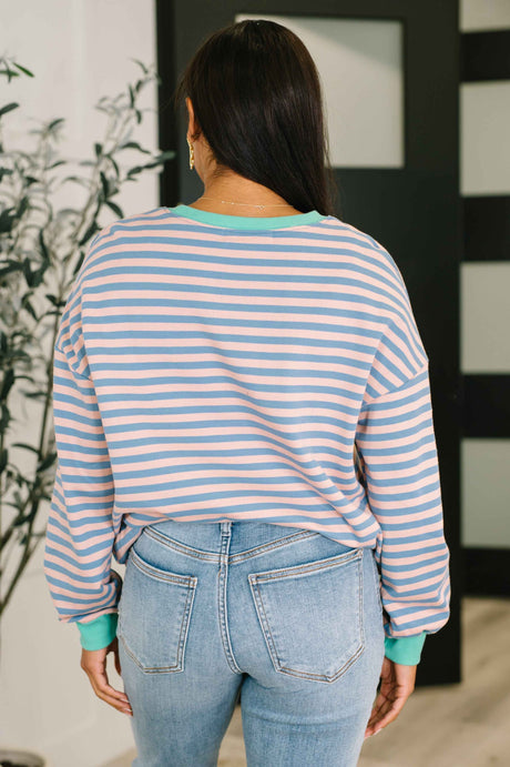 All For the Color Drop Shoulder Pullover
