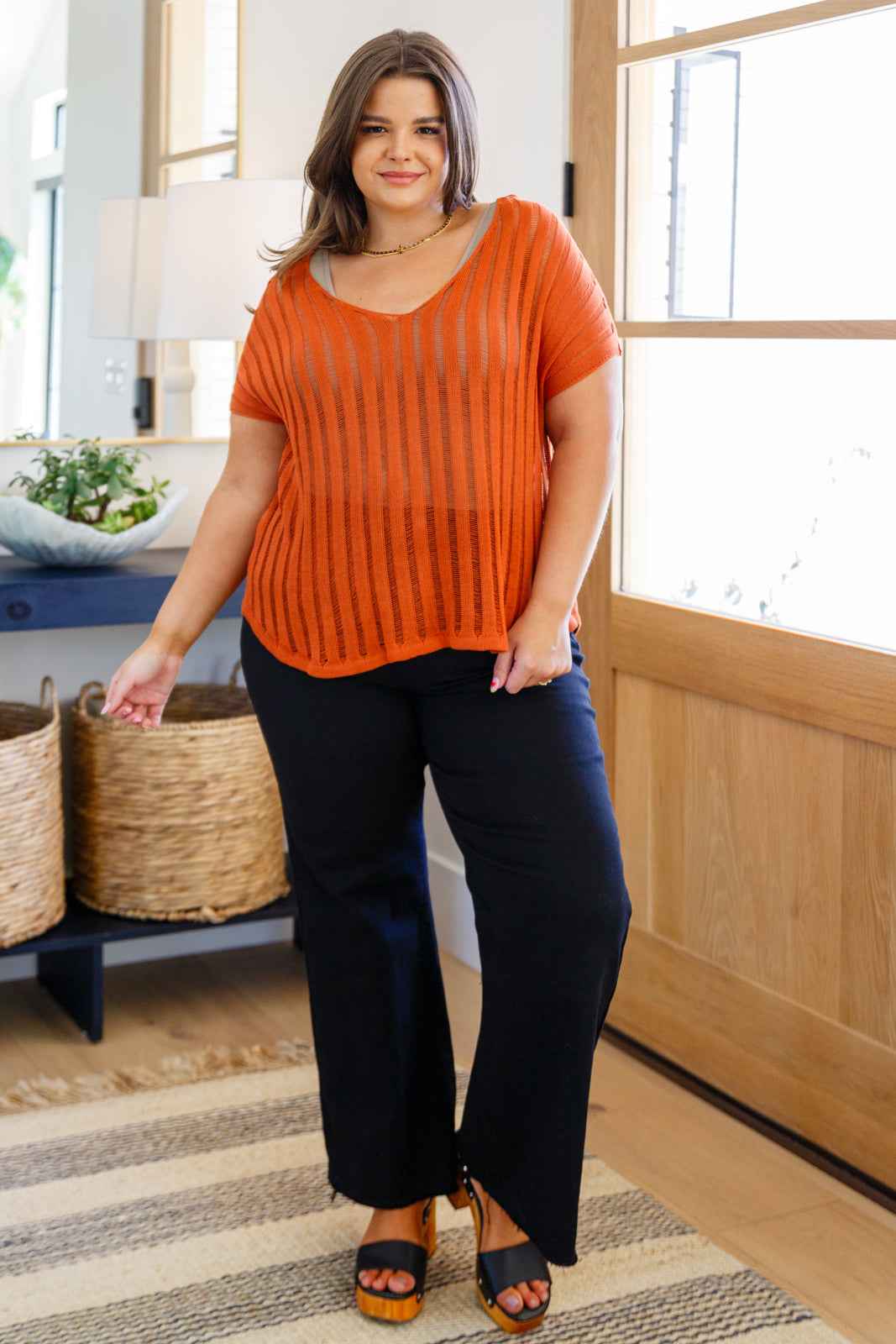 August High Rise Wide Leg Crop Jeans in Black - Liarian Unlimited Boutique