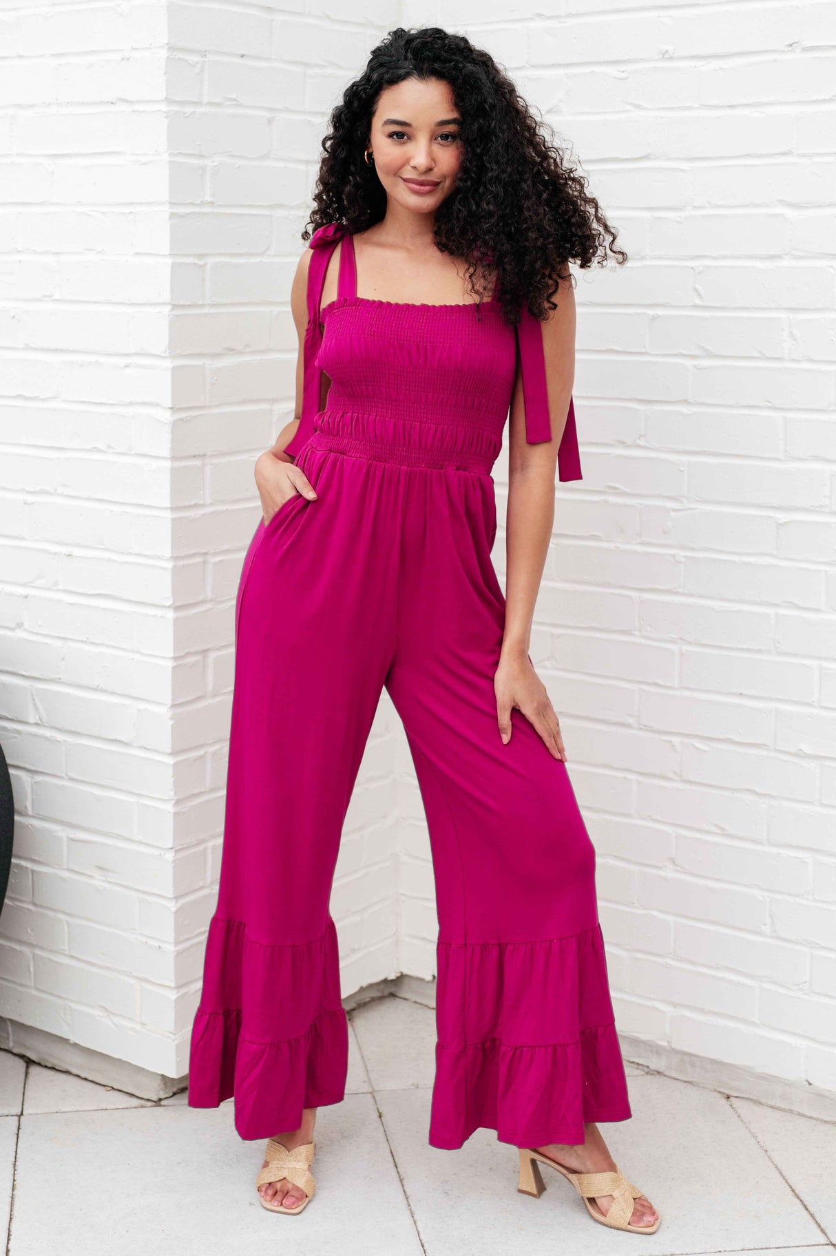 Almost Available Flared Jumpsuit - Liarian Unlimited Boutique