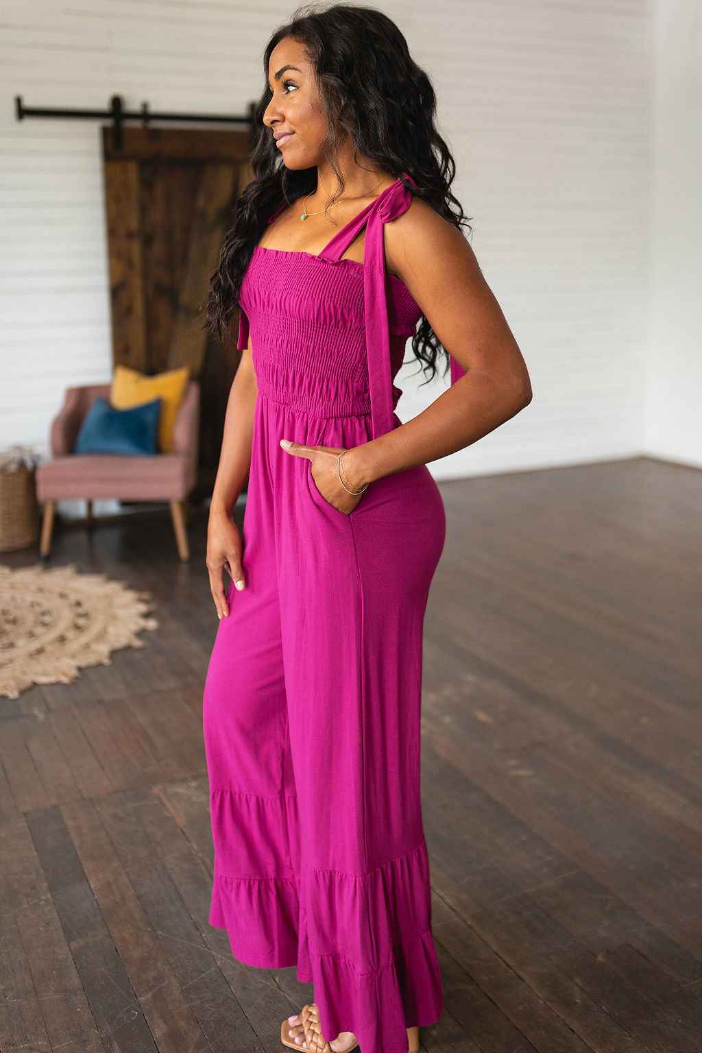 Almost Available Flared Jumpsuit - Liarian Unlimited Boutique