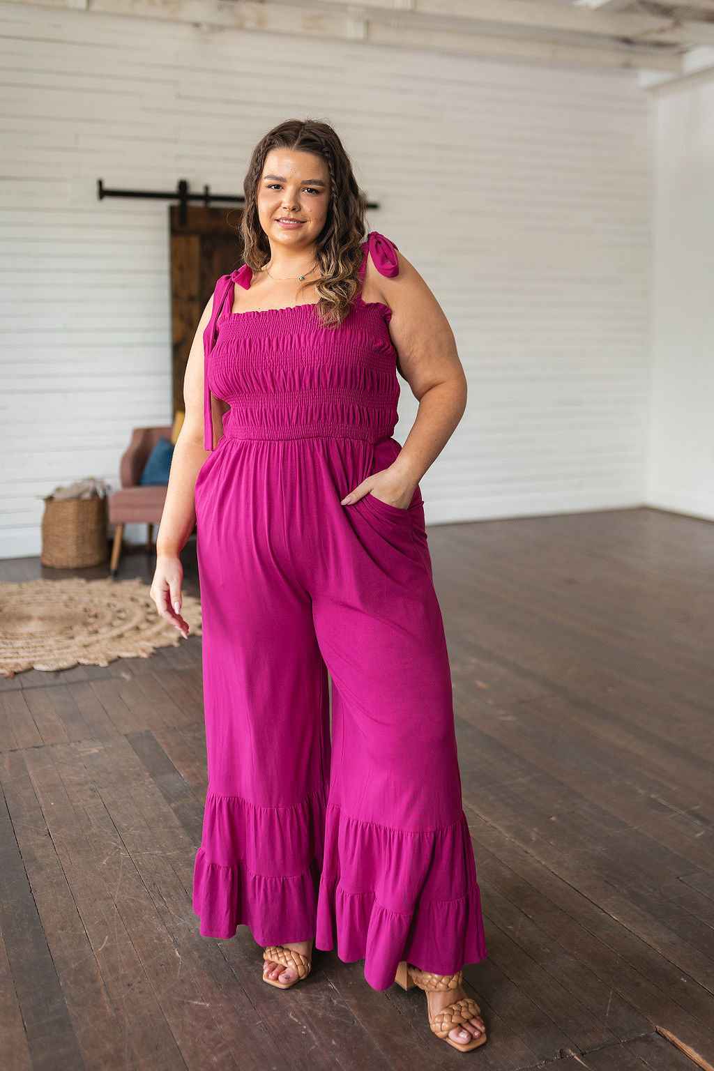 Almost Available Flared Jumpsuit - Liarian Unlimited Boutique