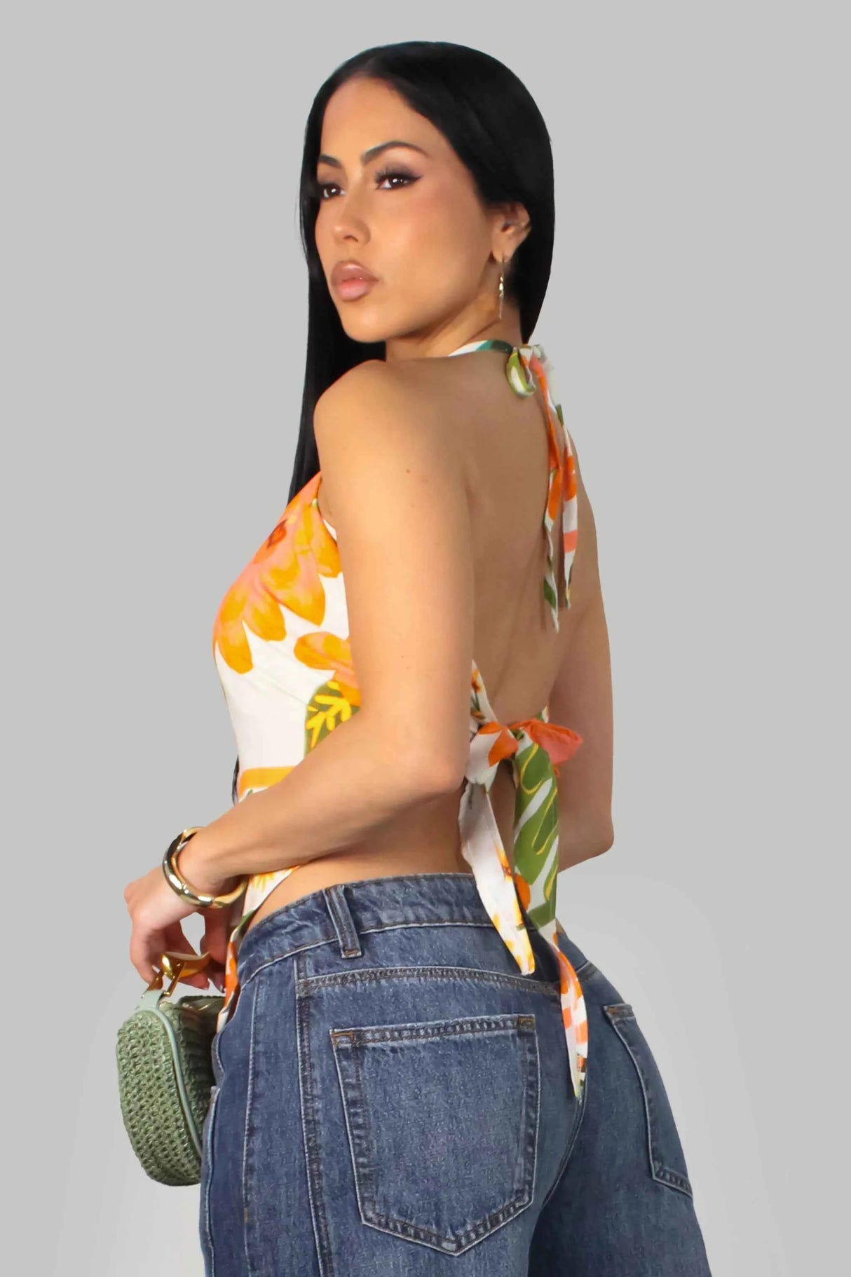 Amazonia Heaven Top - Ivory-Multi