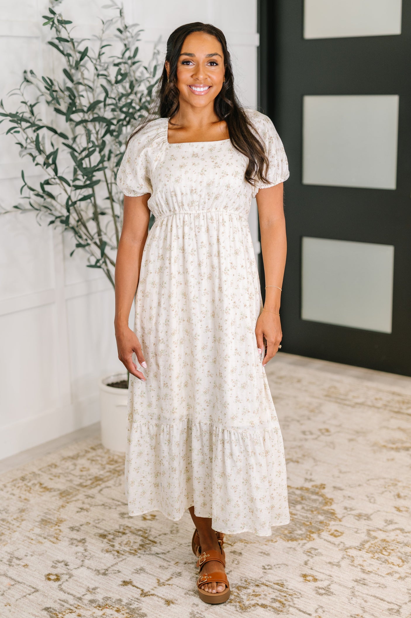 Vestido de cuello cuadrado Angelcore