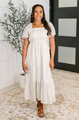 Vestido de cuello cuadrado Angelcore