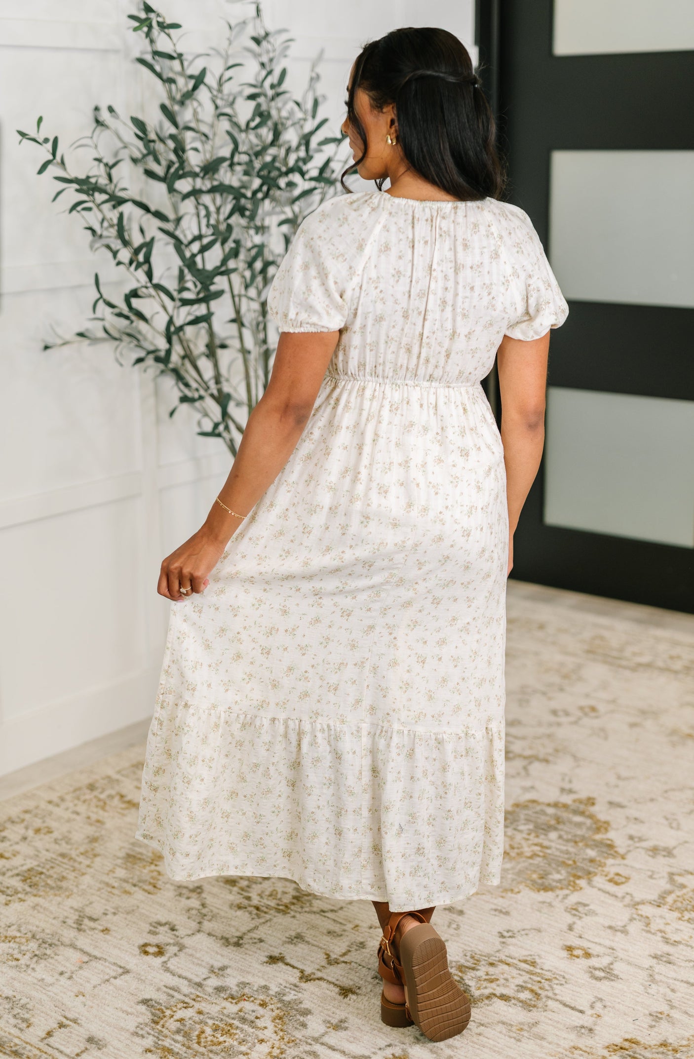 Vestido de cuello cuadrado Angelcore