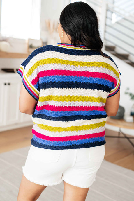 Another One V-Neck Striped Top - Liarian Unlimited Boutique