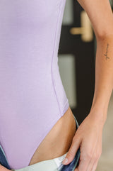 Body para cualquier momento y lugar en color lavanda