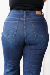 Arlo High Rise Button-Fly Straight Jeans - Liarian Unlimited Boutique