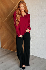 Top con mangas fruncidas Haz una pregunta