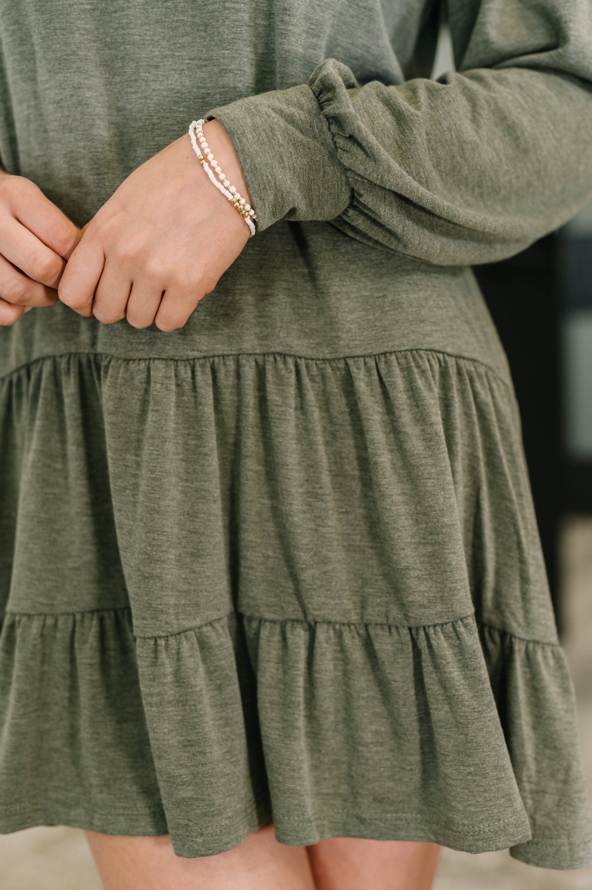 Vestido de punto de manga larga Autumn Breeze
