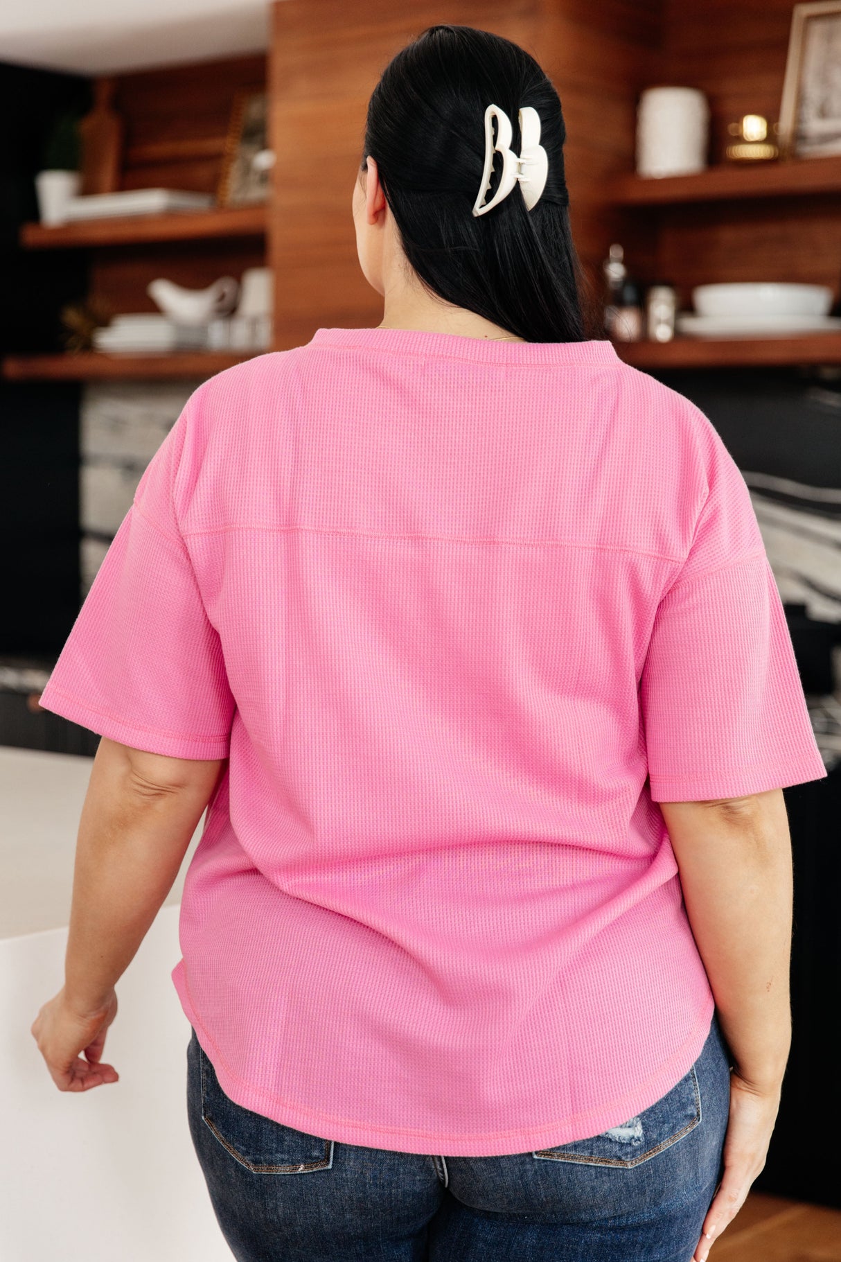 Top con cuello en V Back Together