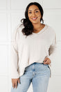 Basically Freezing Brushed Hacci Top in Sand Beige - Liarian Unlimited Boutique