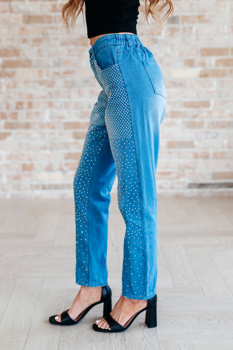 Beck and Call Rhinestone Pants - Liarian Unlimited Boutique