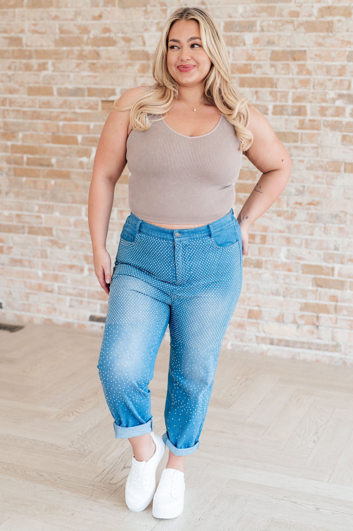 Beck and Call Rhinestone Pants - Liarian Unlimited Boutique