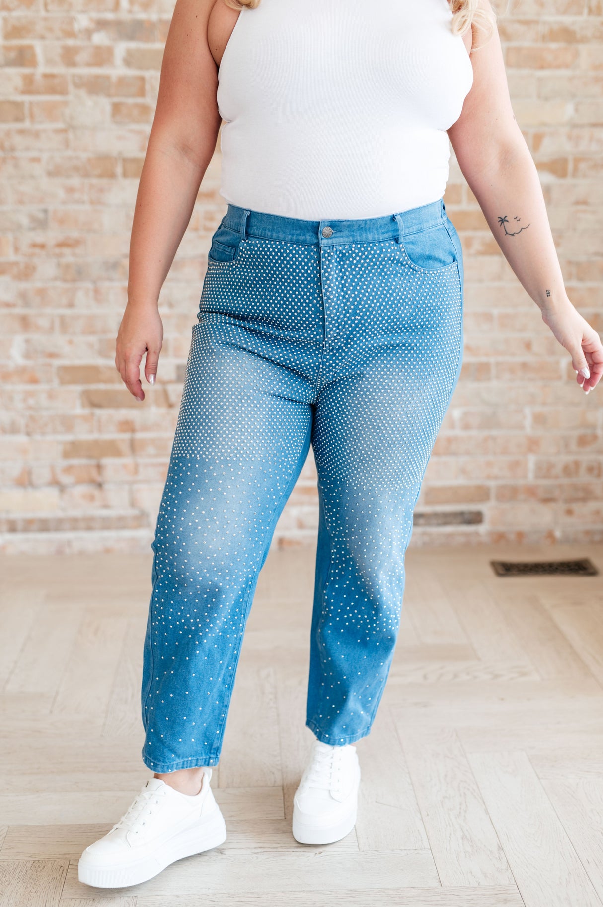 Beck and Call Rhinestone Pants - Liarian Unlimited Boutique