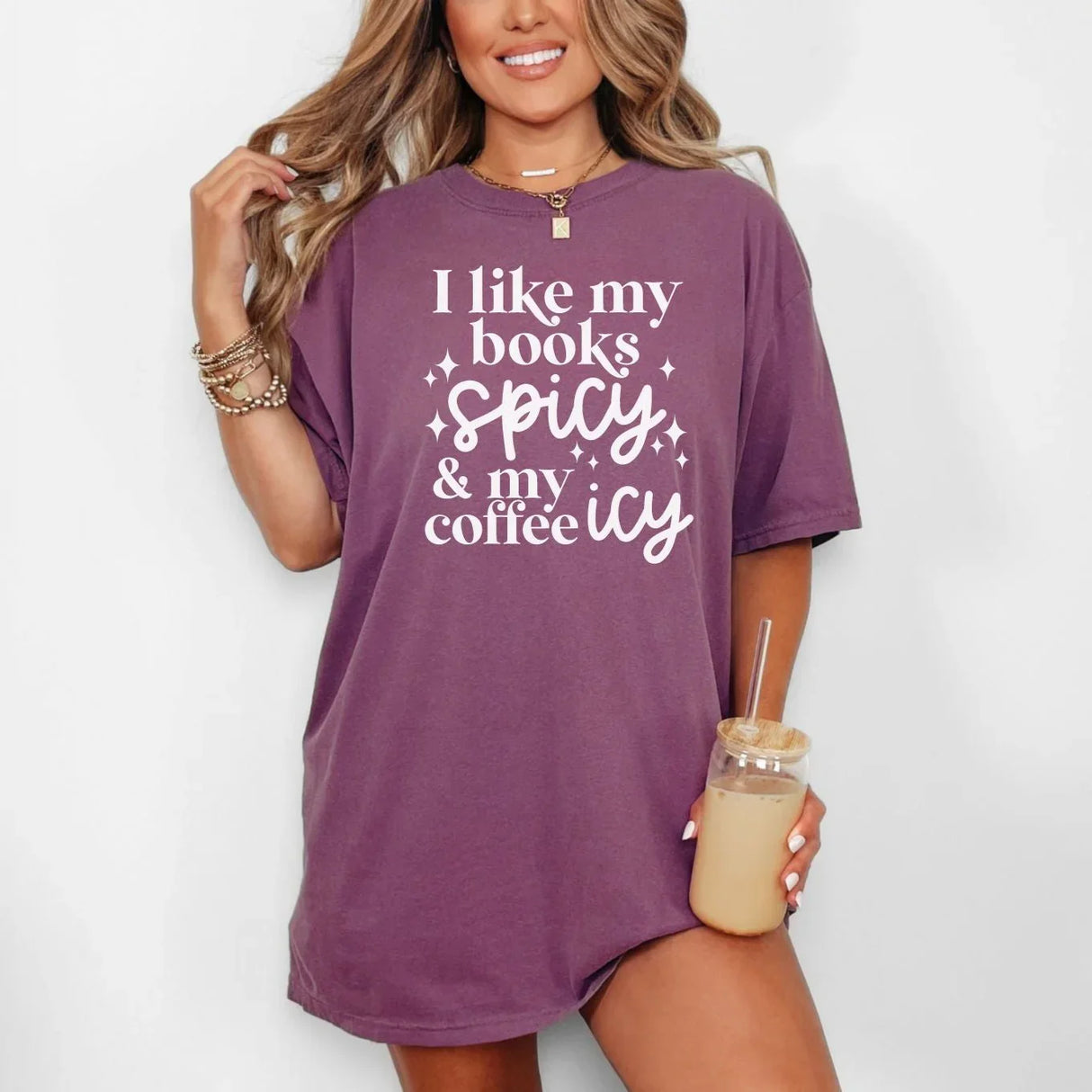 Camiseta gráfica picante "Me gustan mis libros"