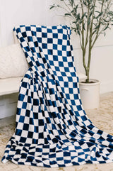 Berry Cozy Checkered Blanket