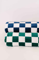 Berry Cozy Checkered Blanket