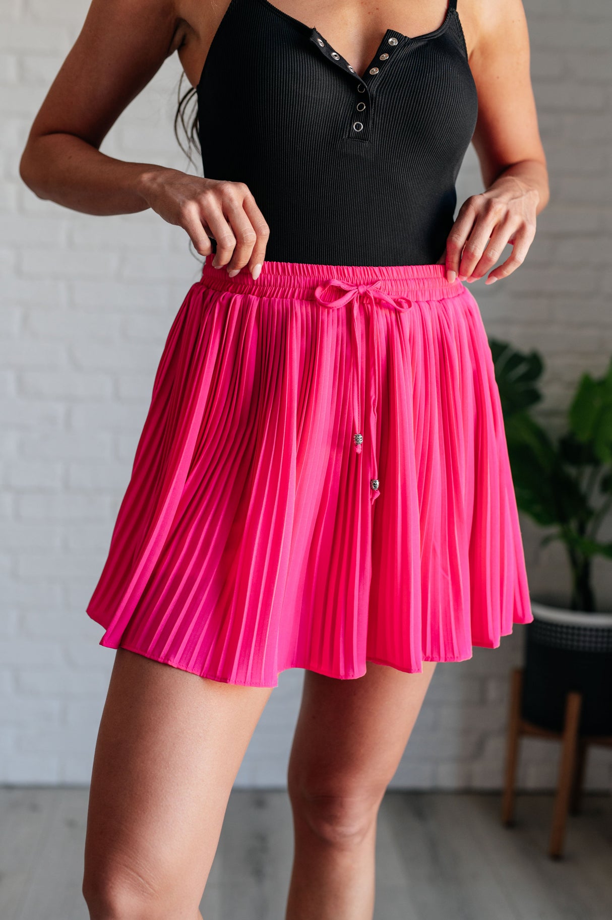 Falda Bet Your Bottom Dollar en rosa intenso