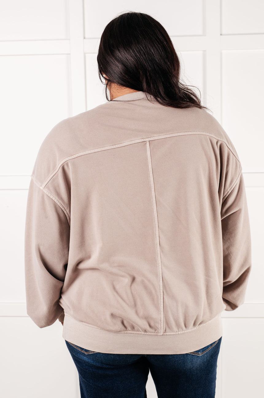 Beyond the Basics Pullover in Ash Mocha - Liarian Unlimited Boutique