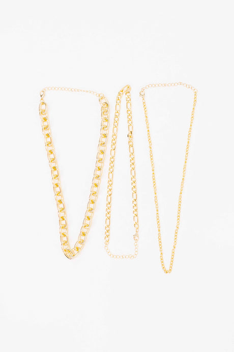 Big, Bold and Beautiful Layered Chunky Necklace in Gold