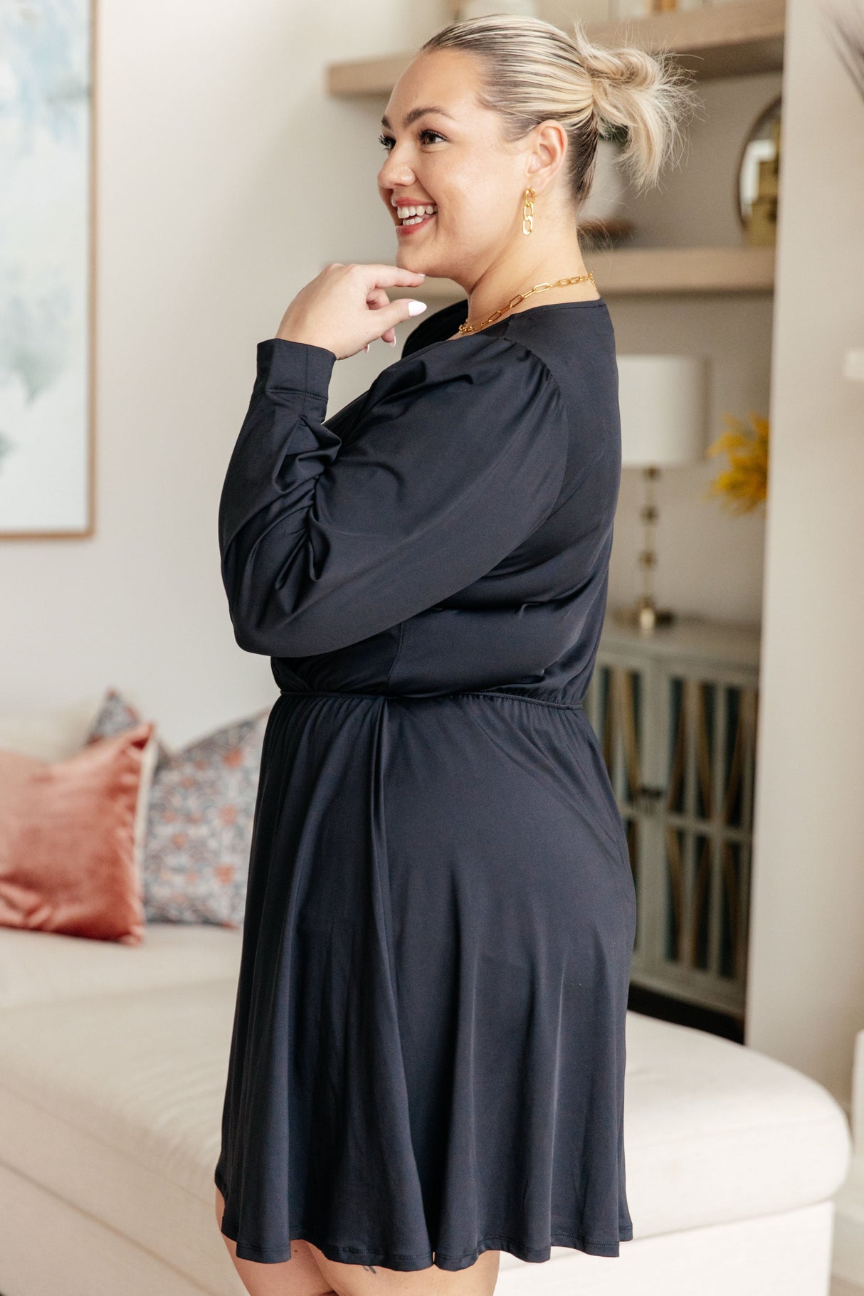 Black Elegance Skort Dress - Liarian Unlimited Boutique