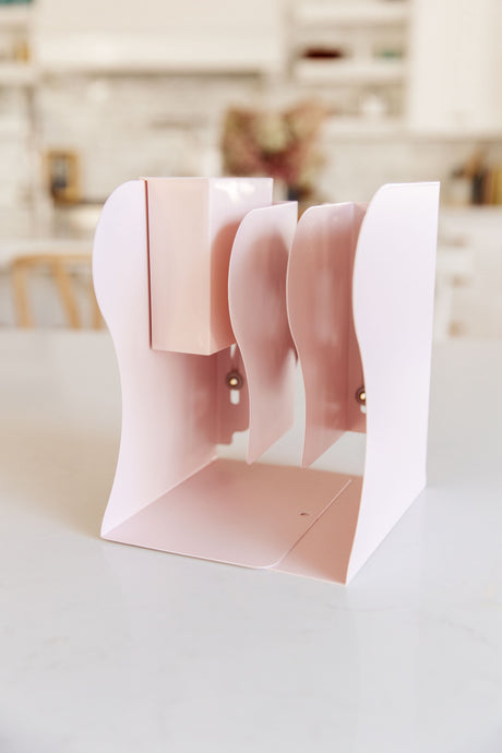 Boss Babe Expanding Desk Organizer in Pink - Liarian Unlimited Boutique