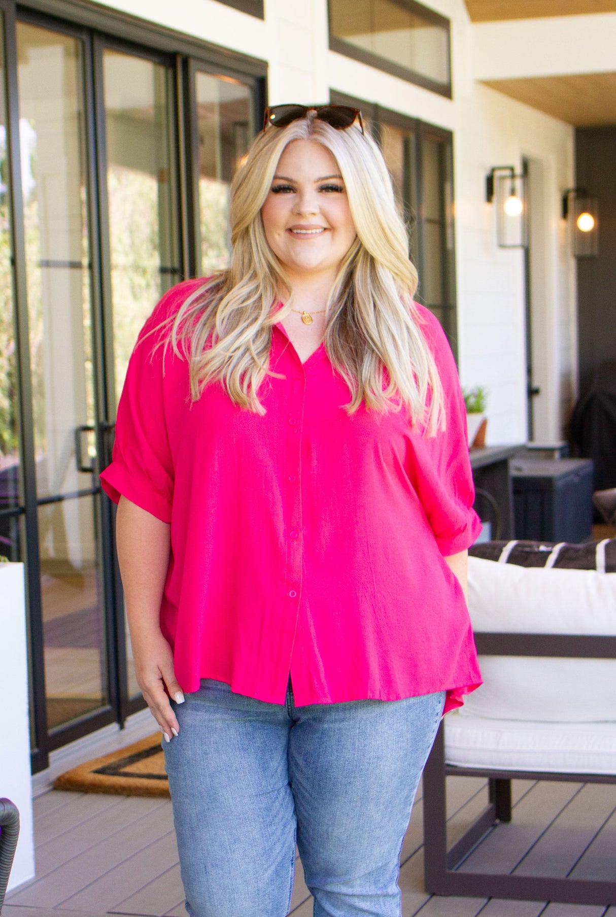 Blusa con botones Bounding Beauty 